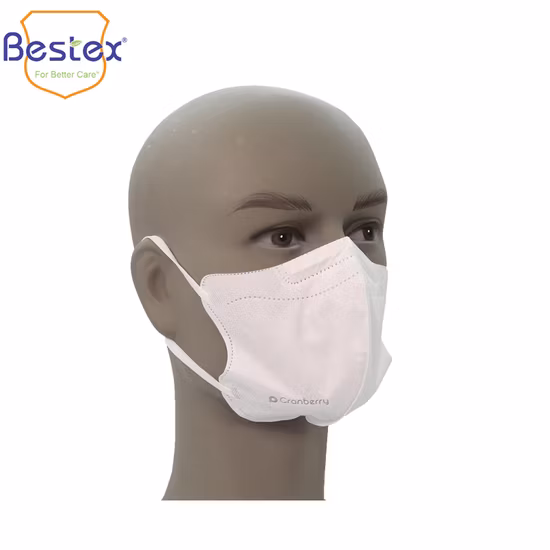Maschera facciale ospedaliera in tessuto non tessuto monouso ISO 13485 a 3 strati per chirurghi medici